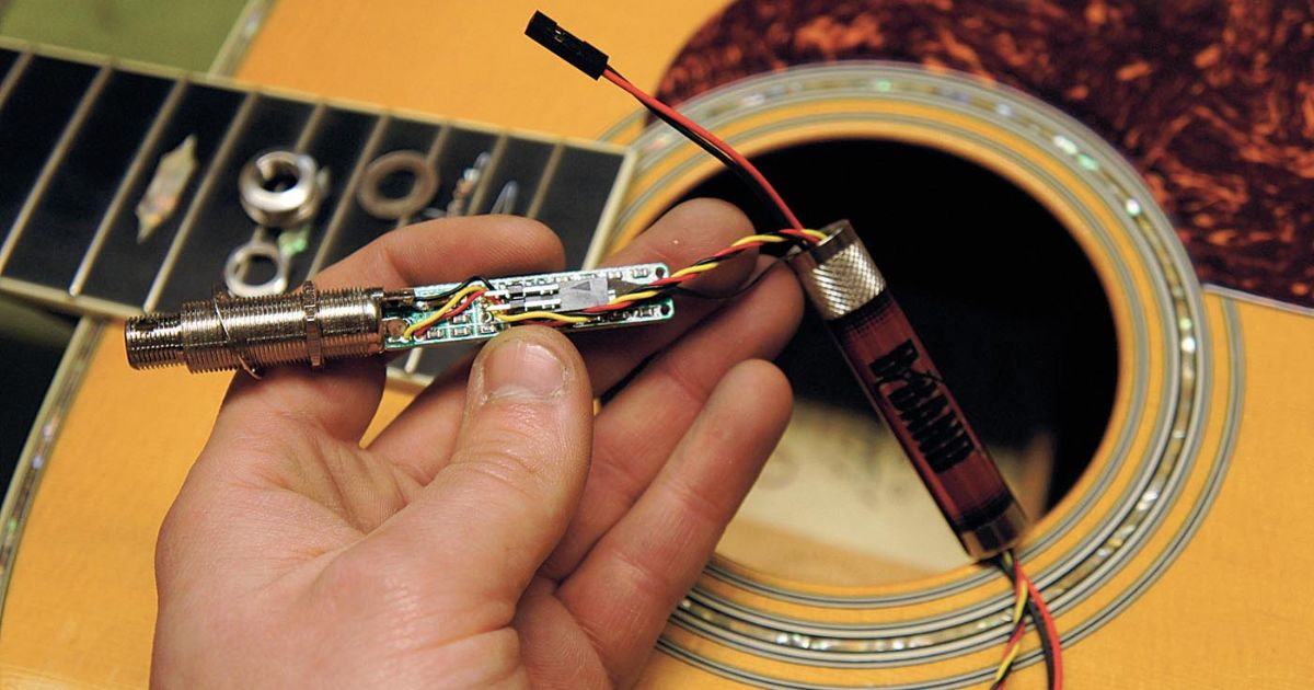 How To Install A Pickup On An Acoustic Guitar?
